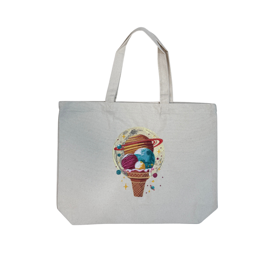 Heavy Duty Canvas Bag - Solar Ice Cream